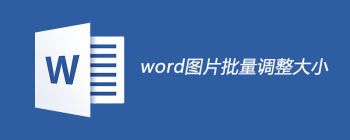 Word文档中图片批量调整大小的高效方法