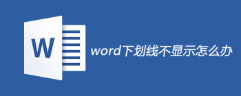 Word如何为尾部空格添加下划线设置