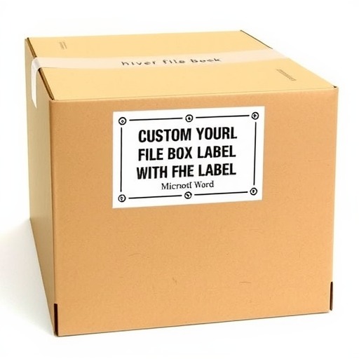 Word文档档案盒标签制作步骤详解