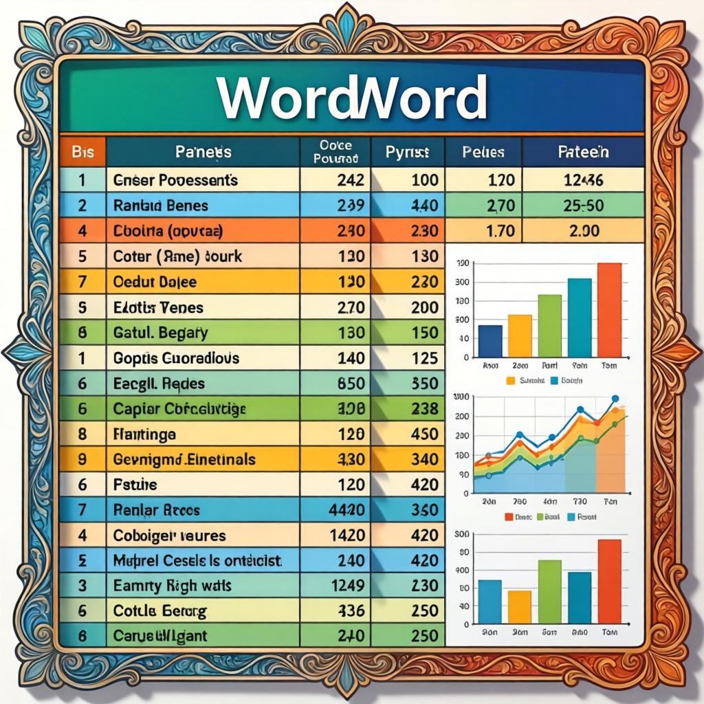 Word表格美化方法及系统功能优势