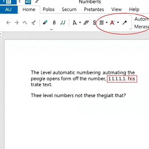 Word文档标题编号自动生成技巧