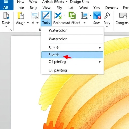 Word2010图像艺术效果设置图文教程