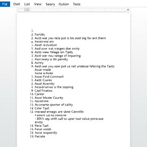 Word中项目编号怎么设置