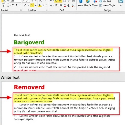 去除Word文档背景颜色的简单步骤