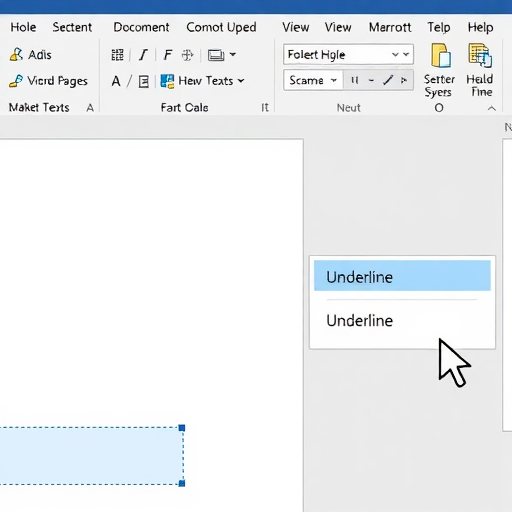 word中如何打出下横线