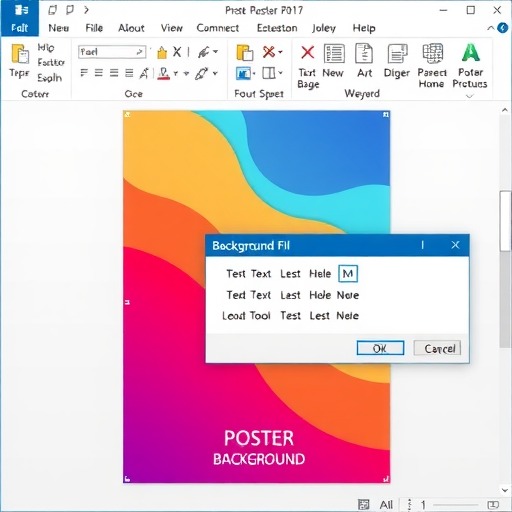 word海报背景怎么弄