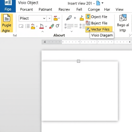 怎么把visio导入到word