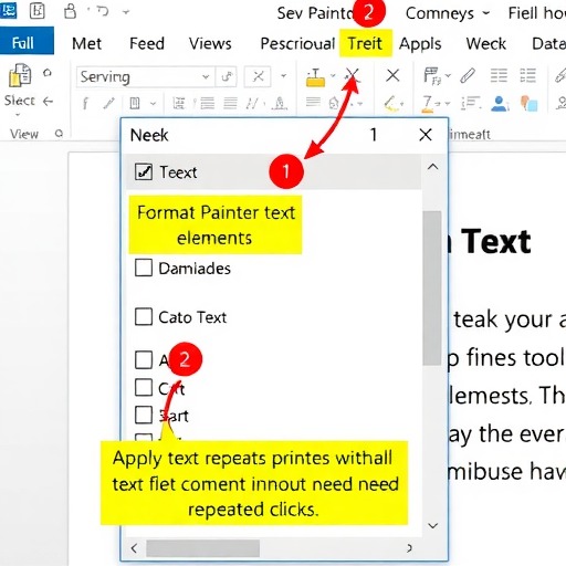 如何让word格式刷一直有效
