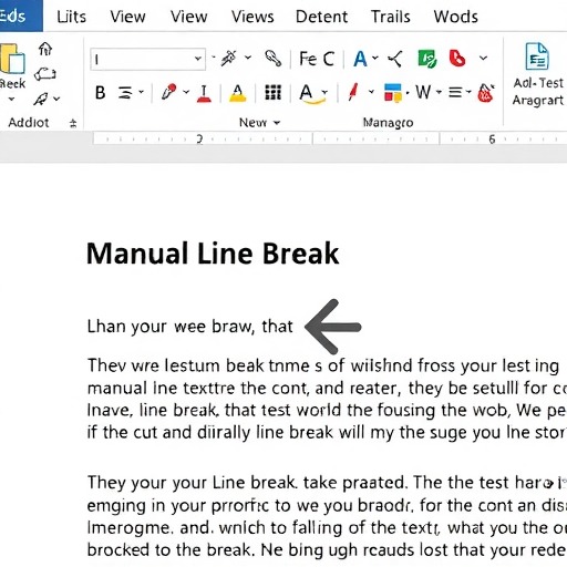 word如何插入换行符