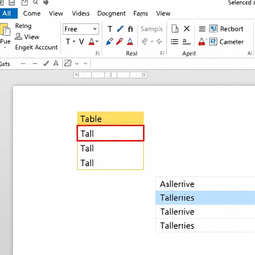 word怎么设置表格自动套用格式