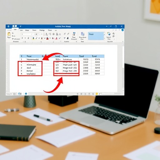 word表格批量插行的方法