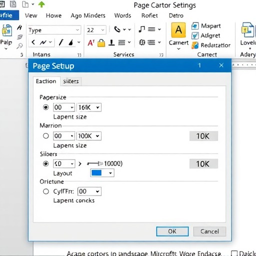 页面设置16开怎么设置