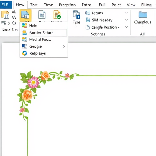 word中为文档设置艺术型边框的方法