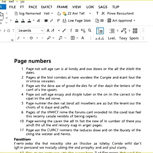 word设置罗马数字页码的方法
