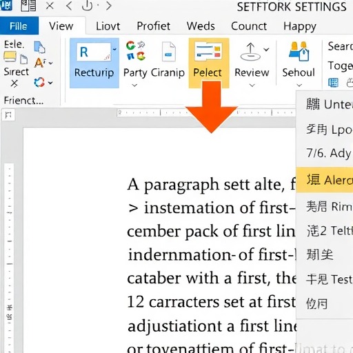 word首行缩进2字符怎么设置