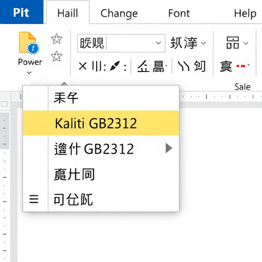 word里面怎么没有楷体GB2312