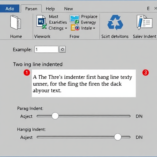首字悬挂下沉2行怎么设置