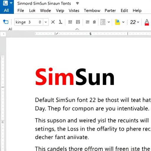 word系统中默认输入的字体是几号宋体字？