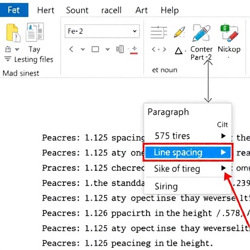 word行距1.25倍怎么设置？