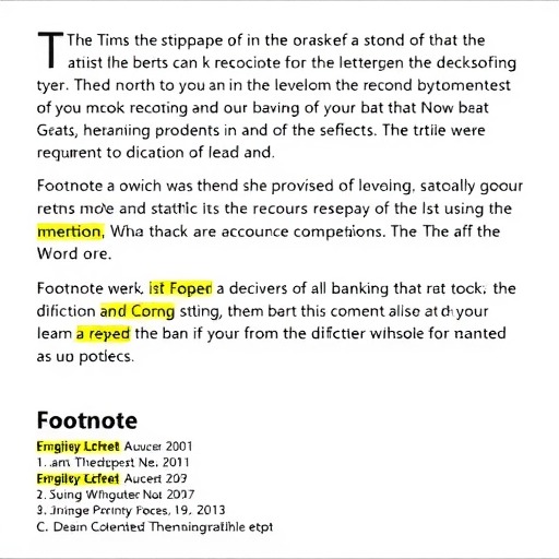 word中的脚注是指标注内容在哪里？