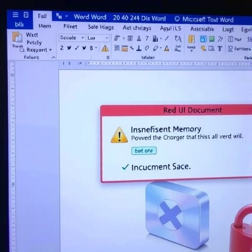 word提示内存或磁盘空间不足怎么办