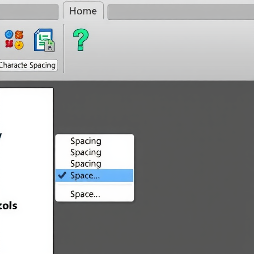 word2010字符间距在哪设置？
