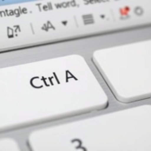 word全选快捷键是ctrl加什么？