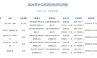 2026年国产与进口网络游戏版号审批结果公布