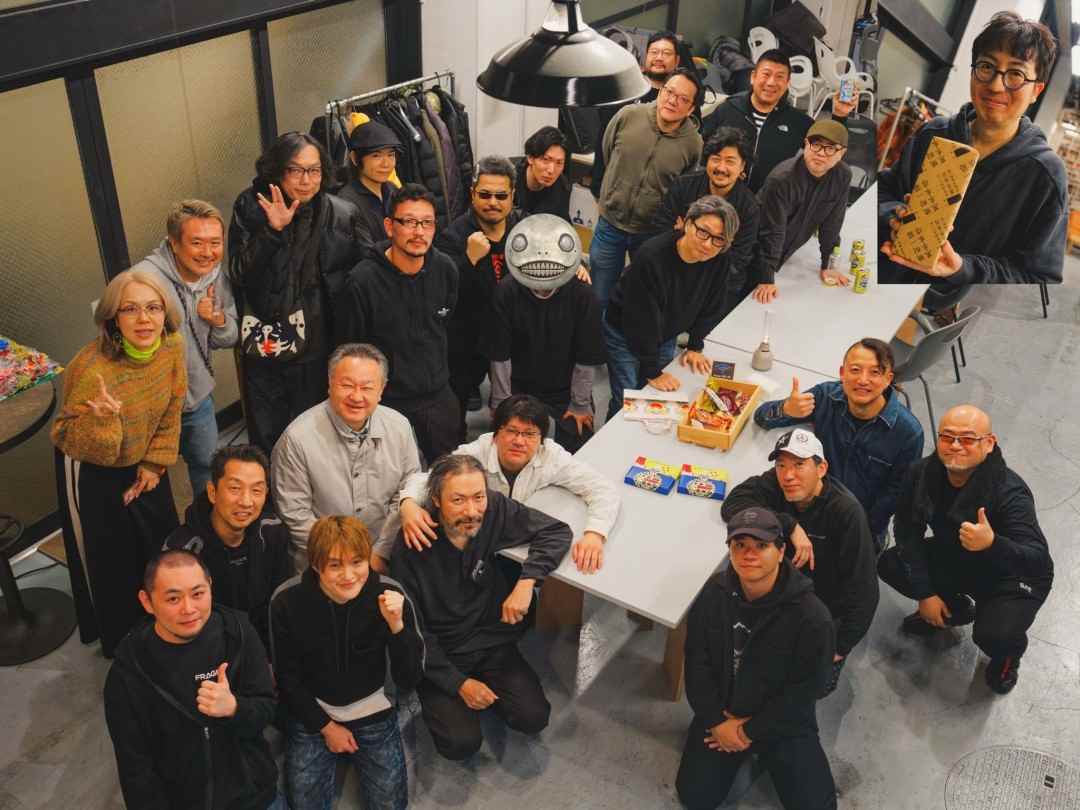 日本传奇游戏制作人年度聚会 山冈晃晒梦幻合影