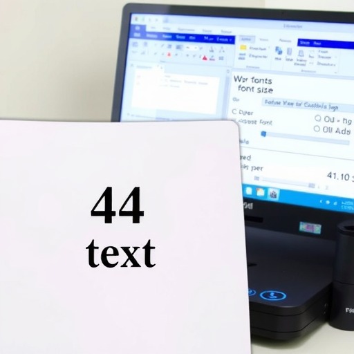 怎么用a4纸打印大字