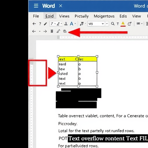 Word表格内容显示不全？调整行高的正确方法