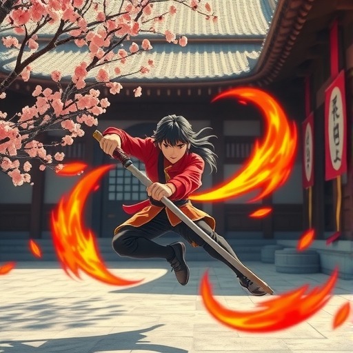 日式动画3D动作游戏《炎姬》Steam上线试玩