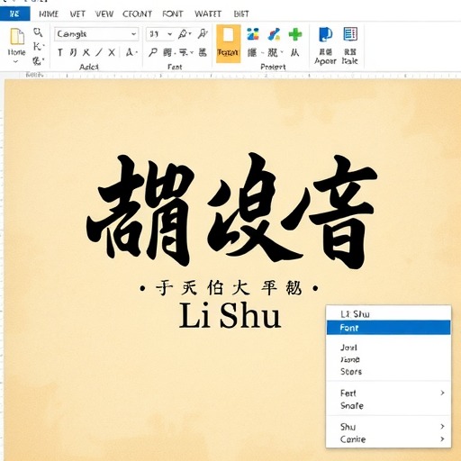 Word中如何安装隶书字体：详细步骤解析