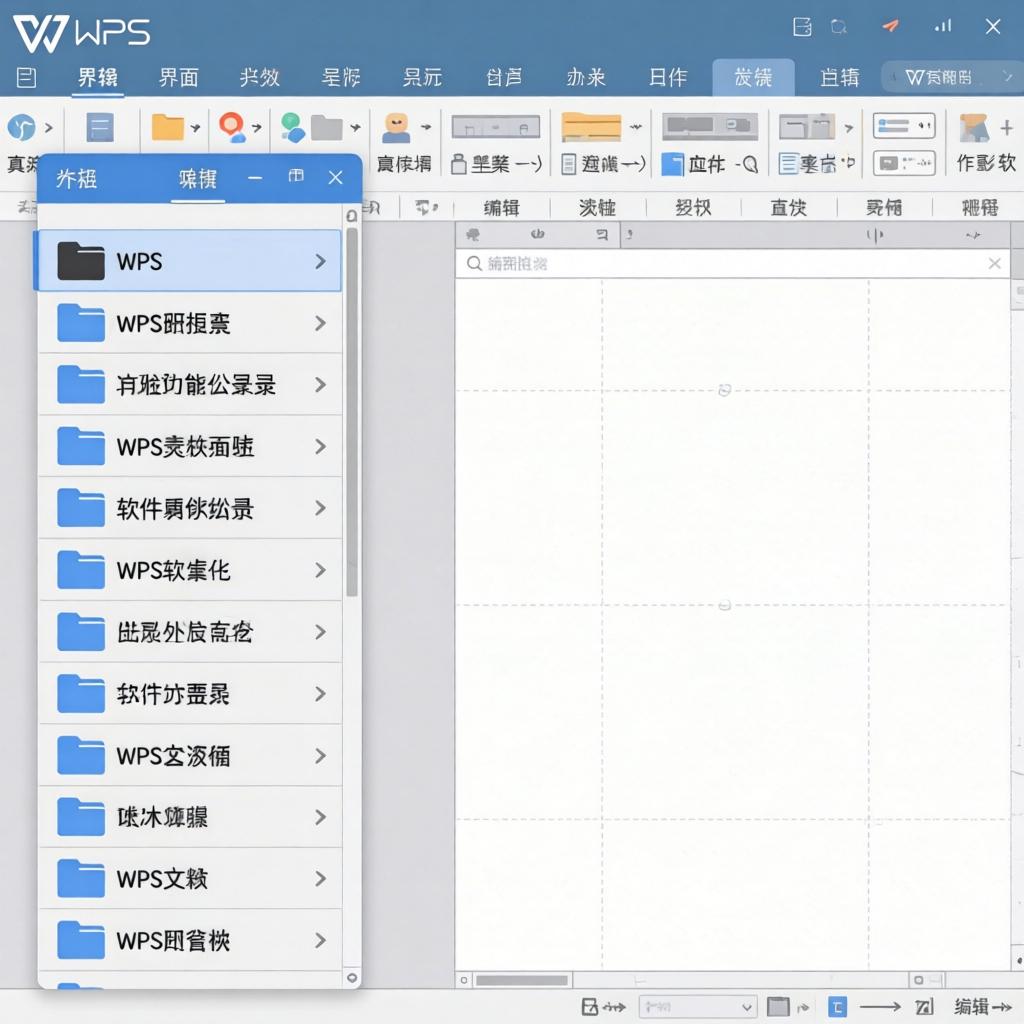 WPS文档左侧目录显示设置方法