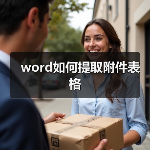 word如何提取附件表格（图3）