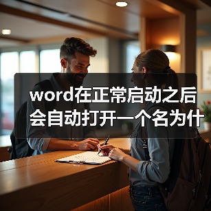 word在正常启动之后会自动打开一个名为什么的文档（图4）