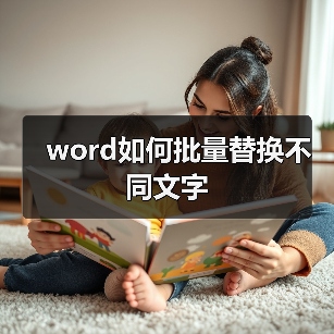 word如何批量替换不同文字（图3）
