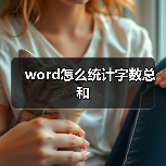 word怎么统计字数总和（图2）