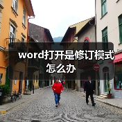 word打开是修订模式怎么办（图2）