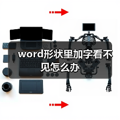 word形状里加字看不见怎么办（图3）