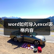 word如何导入excel表格内容（图3）