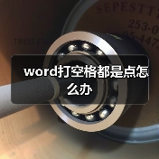 word打空格都是点怎么办（图4）