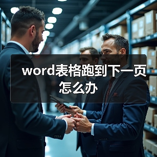 word表格跑到下一页怎么办（图4）