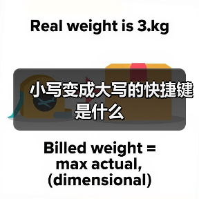 小写变成大写的快捷键是什么（图3）