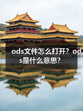 ods文件怎么打开？ods是什么意思？（图4）