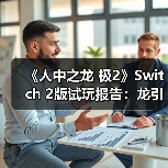 《人中之龙 极2》Switch 2版试玩报告:龙引擎首秀(图3) 《人中之龙 极2》Switch 2版试玩报告:龙引擎首秀(图3)