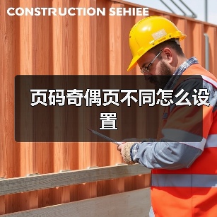 页码奇偶页不同怎么设置（图4）