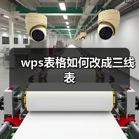 wps表格如何改成三线表（图3）