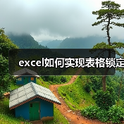 excel如何实现表格锁定（图4）