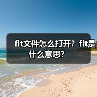 flt文件怎么打开？flt是什么意思？（图3）